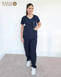 8 POCKET CARGO WOMEN'S SCRUB SUIT (PAIR)