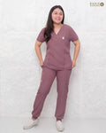 6 POCKET ANKLE-CUFFED WOMEN'S SCRUB SUIT (PAIR)