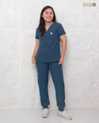 6 POCKET ANKLE-CUFFED WOMEN'S SCRUB SUIT (PAIR)