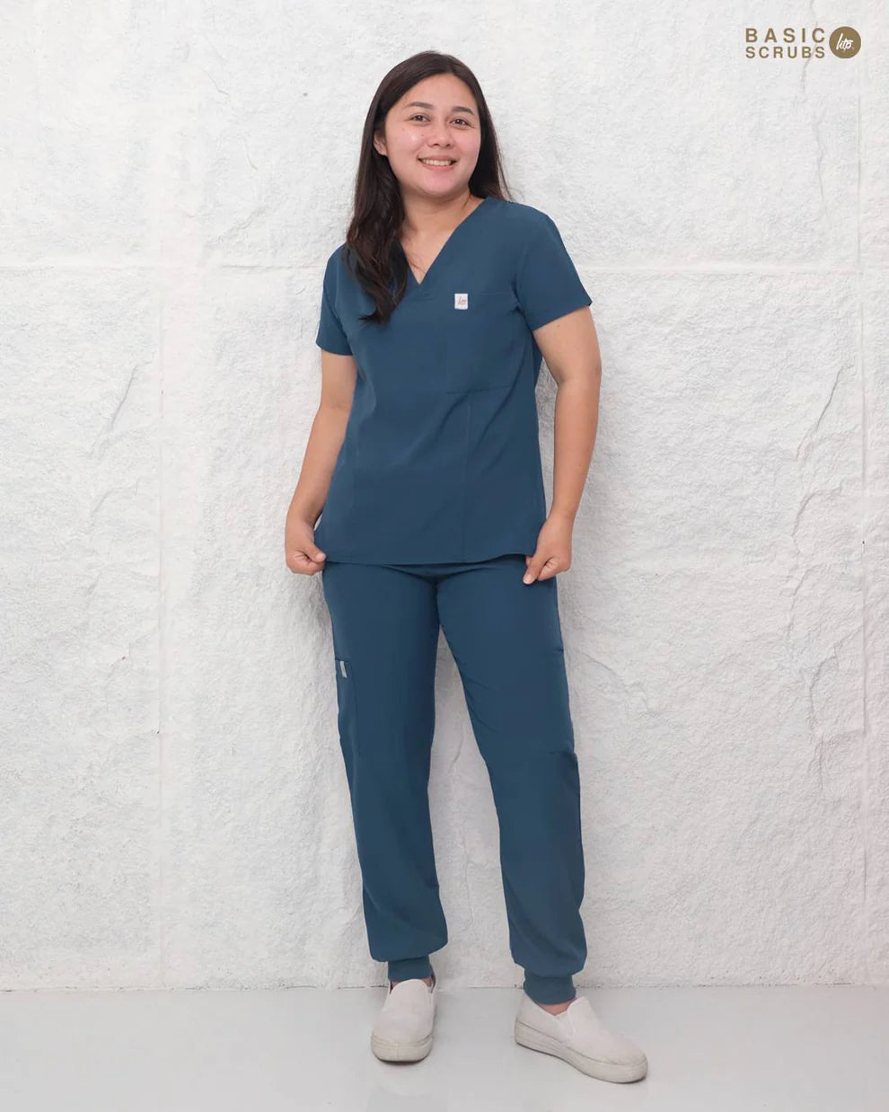 6 POCKET ANKLE-CUFFED WOMEN'S SCRUB SUIT (PAIR)